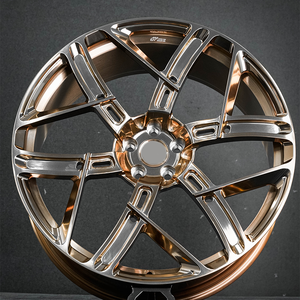 Forged Wheel Structure 18inch 19inch 20inch 21inch 22inch 23inch Gloden <b>Polished</b> Spokes <b>Face</b> - Product Image 3