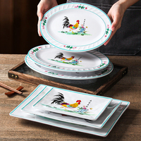 Eco-Friendly Melamine Dinnerware Sets for Restaurant Use and Portable Meals