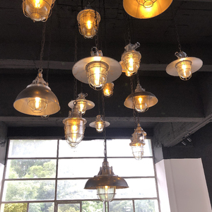 Iron Rustic Restaurant Chandelier American Retro <strong>Lights</strong> Industrial Hanging Lamp bar Cafe Edison Vintage Pendant <strong>Light</strong> - Product Image 3