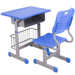 Arredamento Scolastico per Bambini Personalizzabile Banco e Sedia Tavoli e Sedie Regolabili per Studenti Singoli - Product Image 2