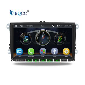 BQCC 2DIN 9 pouces, autoradio sans fil CarPlay <span class=keywords><strong>Android</strong></span> Auto AUX USB BT appels BT musique FM AM RDS radio caméra embarquée lecteur multimédia universel pour voiture - Product Image 1