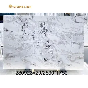 Italian Dover White Marble Stone Tiles Marble Flooring Dover White White Yellow Marble Big Slab