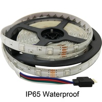 Bande lumineuse LED Rgb, bluetooth intelligent, étanche, Flexible, LED, musique, avec télécommande, vente en gros, 5M 10M, 12V, 5050