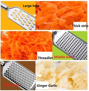 Râpe à fromage carotte à trous différents L M S ustensiles de cuisine en acier inoxydable - Product Image 6