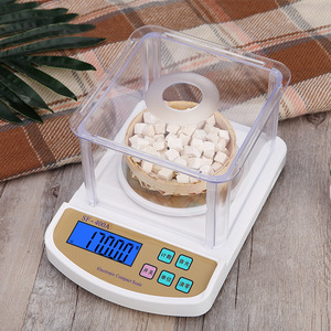 Báscula de Joyería Recargable Cxo 358a, 500g, Precisión de 0.01g, con Tapa, Pantalla LCD, Báscula Electrónica Compacta para Oro y Hierbas - Product Image 3