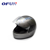 Kathofun — casque de moto Vintage en plastique, casque de haute qualité, visage complet