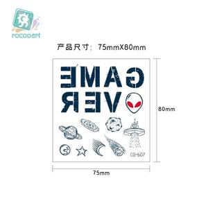 Tatuaje temporal a prueba de agua <span class=keywords><strong>para</strong></span> hombre y mujer, pegatina India, flor, rosa, tatuaje falso, dedo de mano, India, <span class=keywords><strong>tatuajes</strong></span> de cintura Sexy - Product Image 2