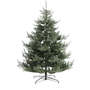 7 Fuß Naturform Luxus hochwertig feuerfest PE und umweltfreundlich PVC gemischter Weihnachtsbaum
