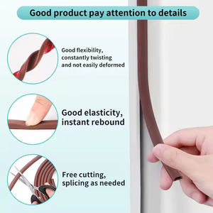 Hot bán chất lượng tùy chỉnh chất lượng cao D Loại tự dính EPDM bọt cao su niêm phong dải da cho cửa ra vào cửa sổ - Product Image 5