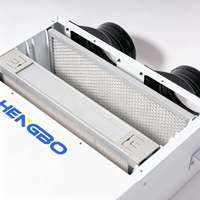 Système de ventilation à air frais bidirectionnel avec filtre haute efficacité pour usage domestique, ventilateur à conduit divisé, personnalisable OEM, en acier galvanisé, 220-240V