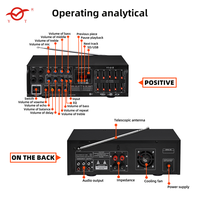 YATAO ev amplificador 2.0 amplifikatörler hifi mini amplifikatör