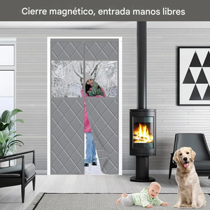 <span class=keywords><strong>Rideau</strong></span> de <span class=keywords><strong>porte</strong></span> en coton d'hiver isolé <span class=keywords><strong>Rideau</strong></span> de <span class=keywords><strong>porte</strong></span> magnétique thermique à isolation <span class=keywords><strong>phonique</strong></span> coupe-vent - Product Image 5