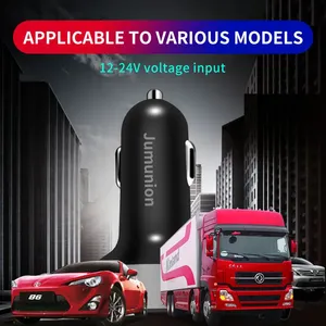 Fast Charge <b>Car</b> Charger Vehicle Cigarette Lighter <b>Socket</b> Expansion 3 <b>USB</b> Ports LED Display Universal <b>Car</b> Phone Power Adapter - Product Image 6