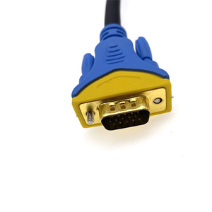 Cable Vga macho a macho de 15 pines, conexión de monitor de ordenador y TV, Cable de datos de alta definición, Cable de acero revestido de cobre - Product Image 2
