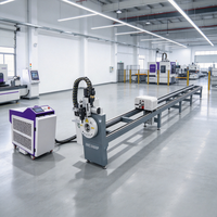 Coupe-tube laser compact et économique pour tubes ronds et rectangulaires – Machine de découpe laser CNC pour tuyaux métalliques – Approvisionnement direct usine