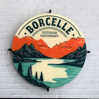 Enseigne personnalisée en acrylique pour entreprise, logo imprimé, signalétique d'adresse, enseigne de bureau sur mesure, logo en acrylique, décoration de salon, enseigne murale