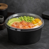 Bols en papier kraft jetables pour la vente à emporter, bols en papier biodégradables en gros pour les restaurants