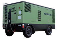 Sullair 1300 compresseur d'air portable à vis pour moteur diesel 24.1bar/350psi 1300cfm/36.8m ³/min plate-forme de forage de puits d'eau pneumatique nouveau