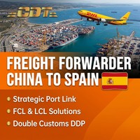 电商卖家DDP全包价双清关从广州到美国美国西班牙5-8天海铁多式联运FBA运输