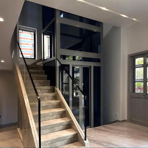 Lift Penumpang Villa Kecil Berkualitas Tinggi 2-6 Lantai dengan Penggerak AC Tanpa Gear Desain Modern Konstruksi Baja Tahan Karat - Product Image 6