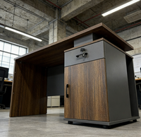 Nouveau bureau de travail - Bureau en bois mélaminé - Poste de travail pour manager et employé