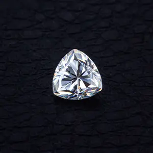 Alta calidad DEF VVS White Trillion Triangle Cut Loose Moissanite 0.3CT-3CT GRA Moissanite Diamond Gemstone para la fabricación de joyas