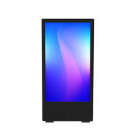Écran tactile LCD intelligent Android sur pied de 43, 49, 55, 65 pouces, IP65, pour affichage publicitaire numérique en ascenseur, lecteur multimédia IA