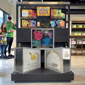 خزانة عرض حديثة مقاومة للأشعة البنفسجية 5--سميكة من الأكريليك ، خزانة عرض ETB ، صندوق تدريب بسيط للنخبة لعرض تخزين المنتجات - Product Image 3