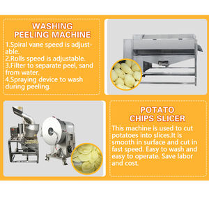 Mesin Pembuat Keripik Ubi Jalar Skala Kecil Otomatis  Lini Produksi Keripik Kentang - Product Image 3