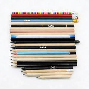 Cadeau promotionnel pour écoles de commerce, logo personnalisé imprimé en Chine, crayon de 5 pouces sans gomme, 2HB - Product Image 1
