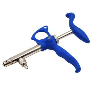 0.75ml 1ml 2ml otomatik veteriner şırıngası aşı paslanmaz çelik sürekli enjektör şırınga kanatlı veteriner şırıngası - Product Image 3