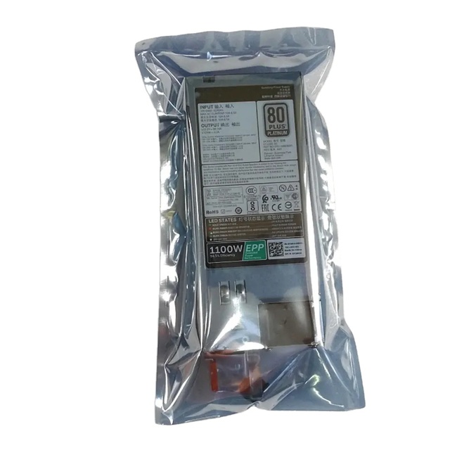 Platinum Hot Plug 1100W+ Power Supply for Servers with 24pin Interface R520/R620 50/60Hz 100-240V Input in Stock