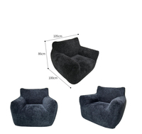 Modernes, komprimiertes, vakuumverpacktes Modulsofa mit hochdichtem Schaumstoff für Apartments, Villen und Hotels