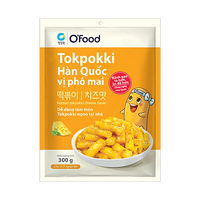 O'food Premium Korean Cheese Tteokbokki 300g Creamy & Chewy Instant Rice Cake, Family Size Wholesale Asian Snacks