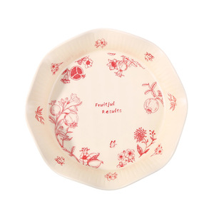 Fruit <b>Plate</b> Pomegranate Series Irregular Shape Melamine Dried Fruit Snack Platter Party Home Use - Product Image 1