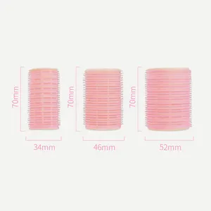 Salon Hairdressing DIY Hair Styles Heatless Create Volume Roller Plastic Nylon Magic Flex Hair Roller Set