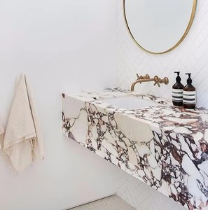 Dalles de marbre veine violette <span class=keywords><strong>Italie</strong></span> marbre Calacatta Viola pour comptoir de cuisine et salle de bain - Product Image 3