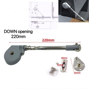 Système de levage hydraulique pour porte battante Tatami avec vérin de maintien et amortisseur, quincaillerie de cuisine - Product Image 6