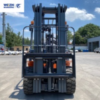 Chariot élévateur diesel WGZN Fast 510 mm à vitesse de levage rapide, 3 tonnes, pour un déplacement efficace de matériaux en entrepôt à fort volume