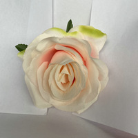 Tête de rose artificielle réaliste en soie pour bricolage, corsage de mariage, décoration capillaire, décoration florale d'angle, Saint-Valentin