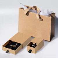 Boîte et sac d'emballage de bijoux uniques de luxe personnalisés pour bijoux