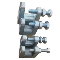 Pince à poutre galvanisée en fonte ductile Pince à tuyau de type C Pince à poutre en acier Pince de fixation