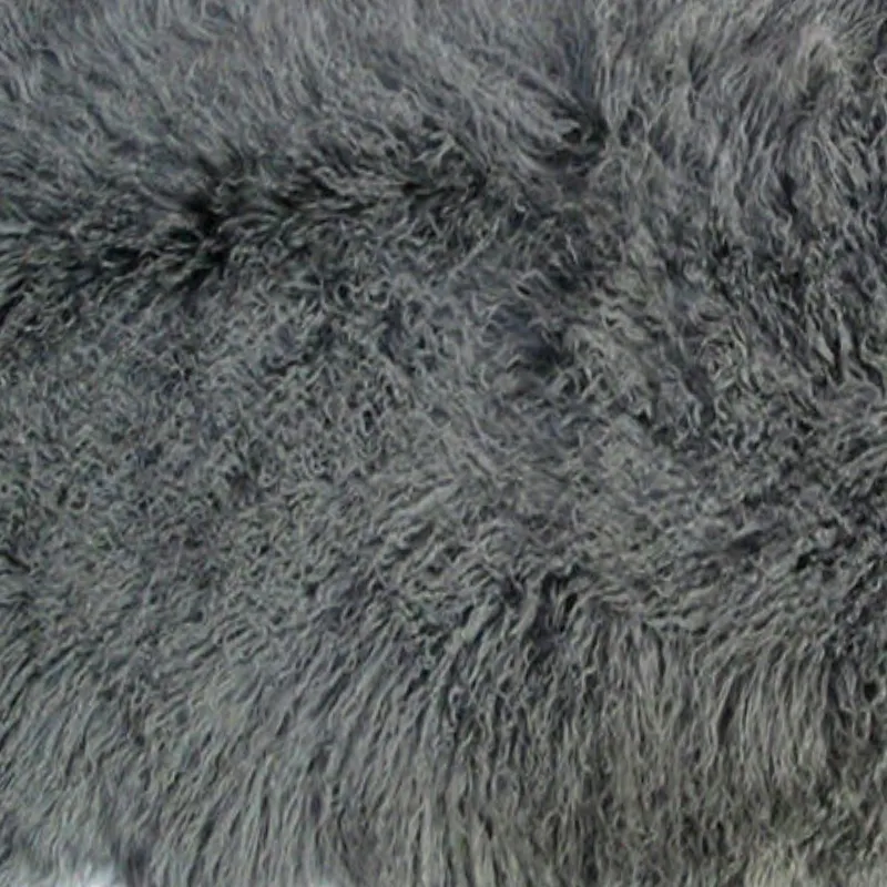 High Quality Tibetan Lamb Skin Long Hair Goat Fur Long Hair Mongolian Lamb Fur Plate