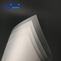 Vente chaude 0.2mm 0.4mmm Led Diffuseur Bande Lumineuse Flexible PC En Plastique Led Panneau Lumineux Carré En Polycarbonate Diffuseur Film