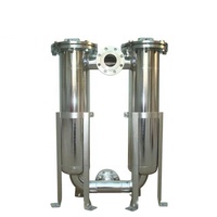 Filtre à sac double en acier inoxydable 304 316L de haute qualité pour la filtration des liquides et de l'eau
