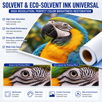 Papier pour affiches imperméable à dos bleu, haute opacité, résistant aux déchirures pour signalétique événementielle intérieure/extérieure