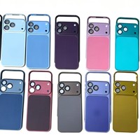 Casing Ponsel Gaya 18 Pro Max yang Kompatibel Lintas Batas, Dilengkapi Pelat Belakang Logam Generasi Kedua dan Bingkai Logam