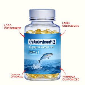 Aceite de Salmón de Alaska OEM ODM, 120 Cápsulas Blandas, Suplemento <span class=keywords><strong>para</strong></span> <span class=keywords><strong>Perros</strong></span> y Gatos, EPA DHA Omega 3 6 9, Apoyo <span class=keywords><strong>para</strong></span> la Piel, el Pelaje y las Articulaciones, Refuerzo del Sistema Inmunitario, Natural - Product Image 2