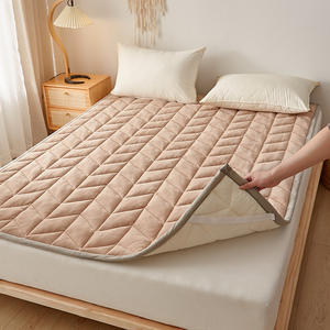 Couvre-<span class=keywords><strong>matelas</strong></span> de luxe-<span class=keywords><strong>Matelas</strong></span> ajusté matelassé-Protège-<span class=keywords><strong>matelas</strong></span> pour changement de <span class=keywords><strong>matelas</strong></span>-Coussinets de lit doux et respirants - Product Image 4