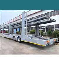 Semi-remorques porte-voitures à double étage, 2 essieux, 6 ou 8 voitures, fabriquées en Chine, en vente